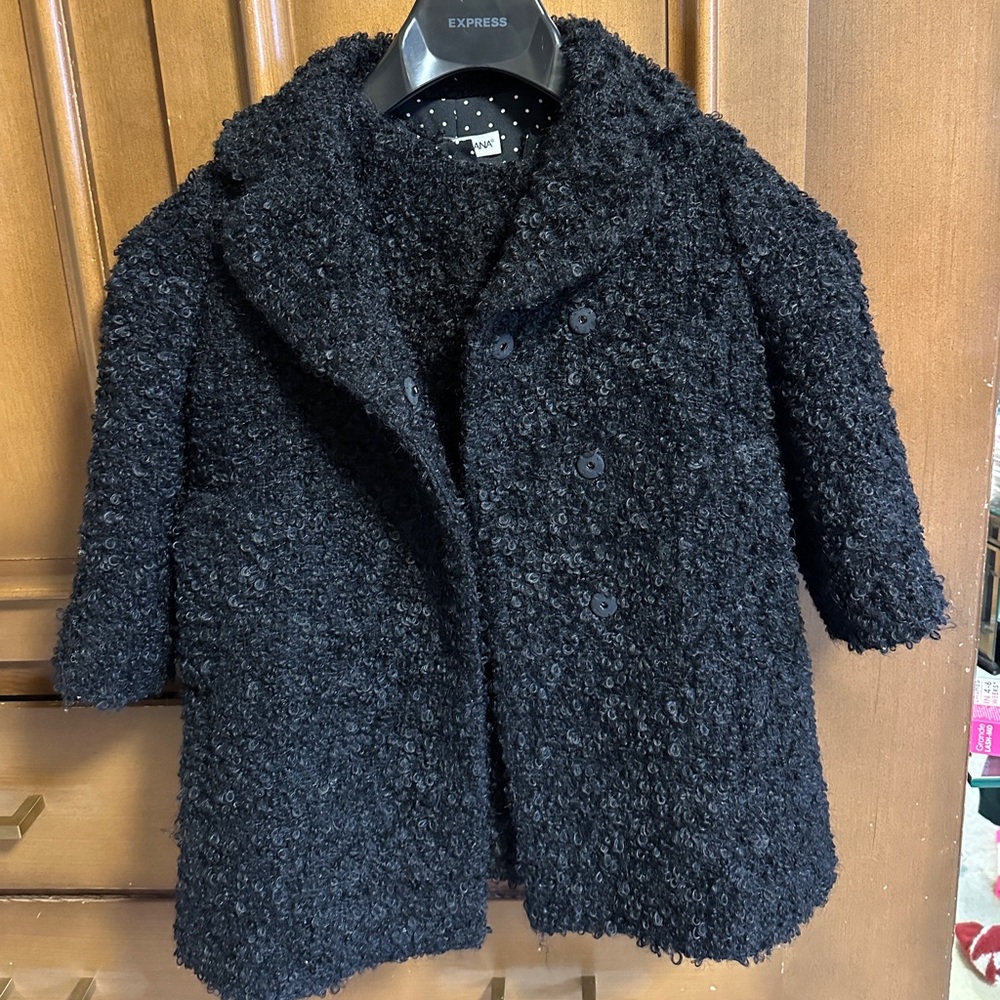 D&G Black Boucle Dress & Coat Matching Set